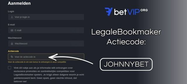 actiecode legalebookmaker