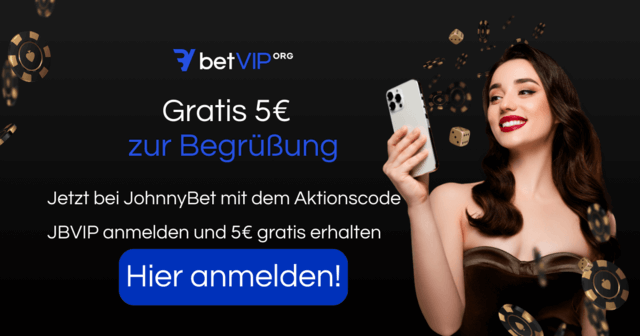 JohnnyBet 5€ gratis Bonus
