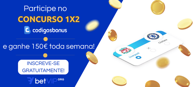 Codigos Bonus concurso de apostas 1x2