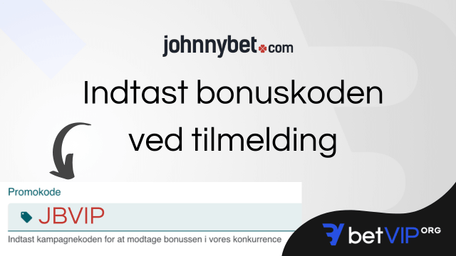 johnnybet promokode tilmelding
