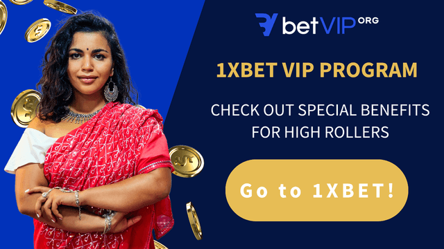1xbet casino vip program for players